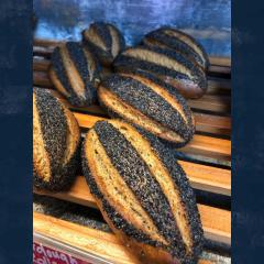 Poppy Seed Rye Sour Rolls